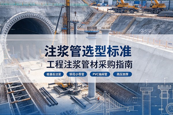 景泰注浆管选型标准
